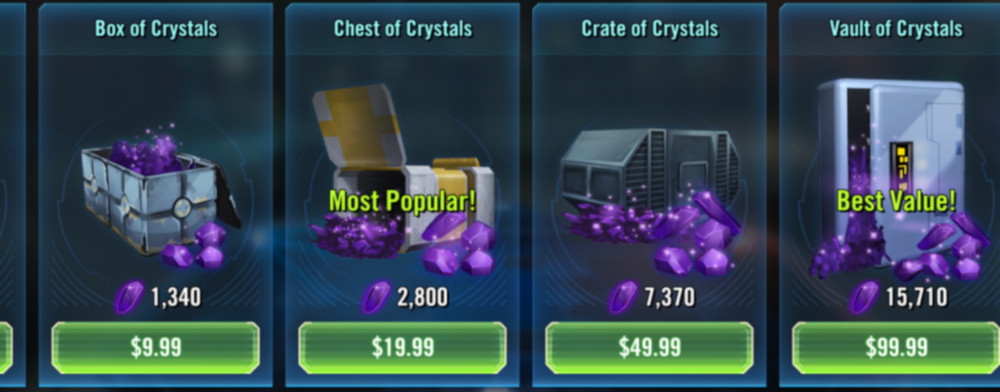 Crystals shop