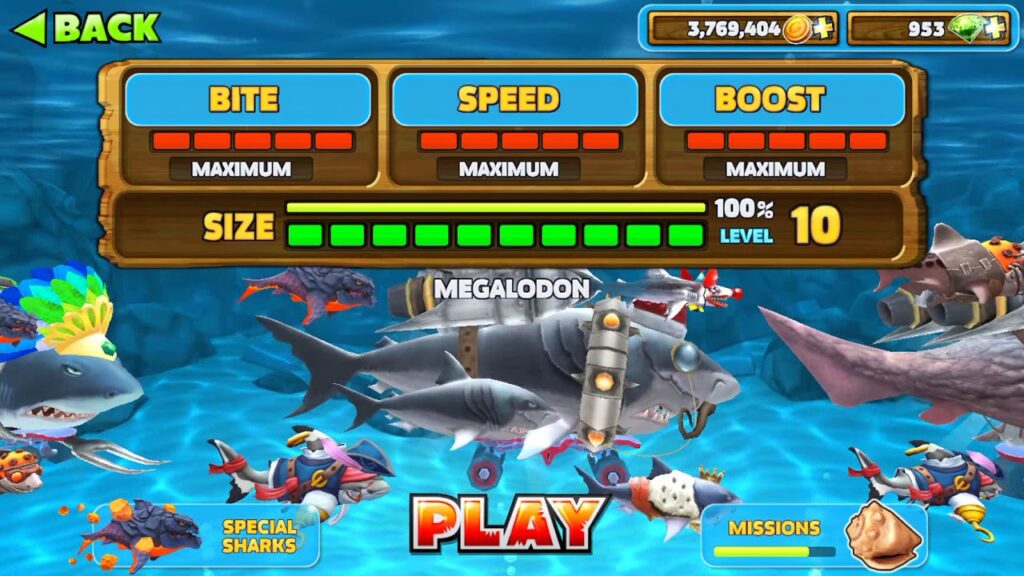 Megalodon Max Upgraded