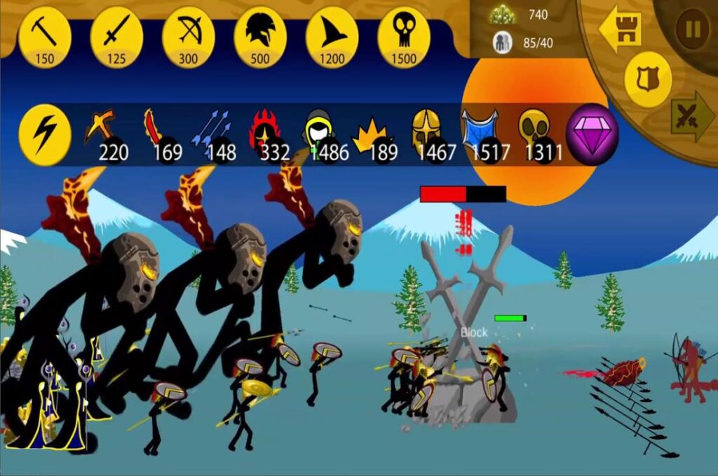 Stick War: Legacy gameplay