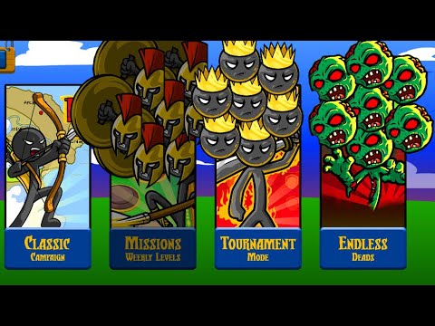 4 different modes in Stick War: Legacy