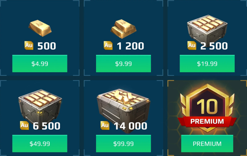 Gold Prices in the Shop